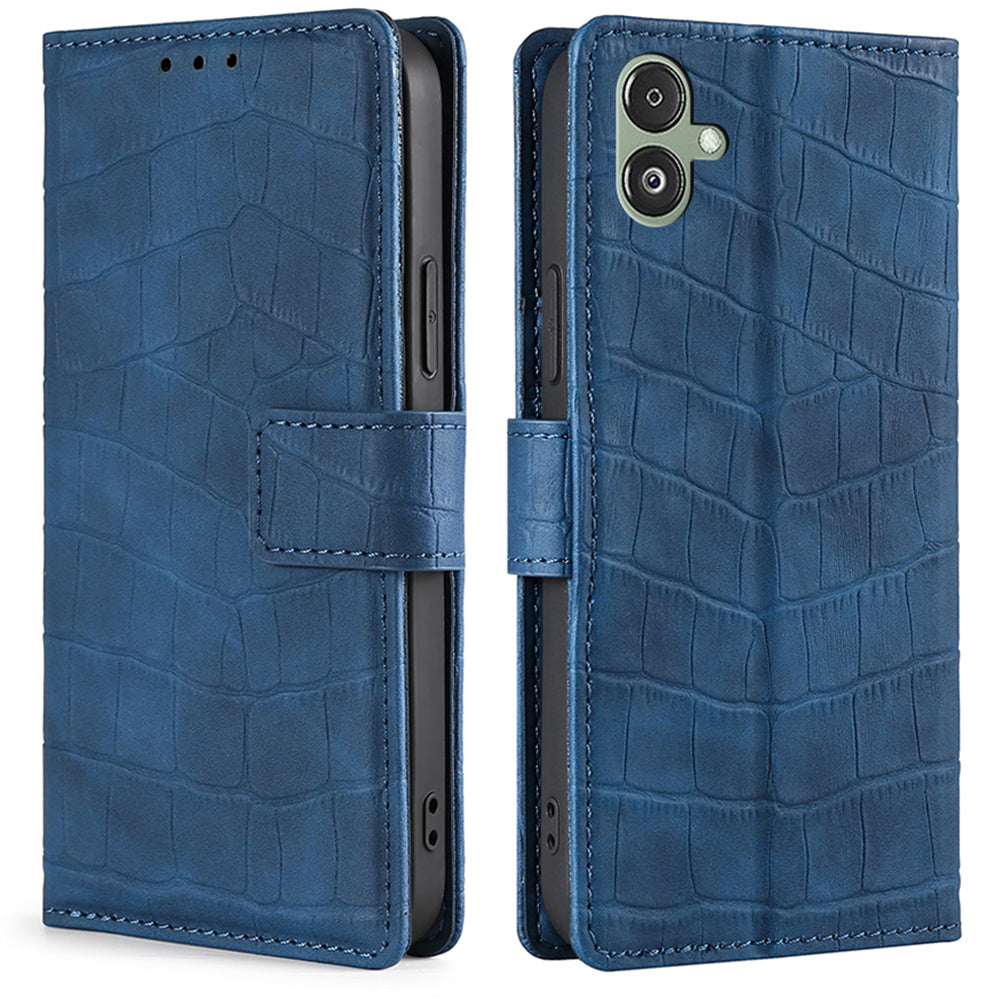 For Samsung Galaxy F14 5G Skin-touch Feeling Phone Case Crocodile Texture Wallet Stand PU Leather Cover For Samsung Galaxy F14 5G Skin-touch Feeling Phone Case Crocodile Texture Wallet Stand PU Leather Cover